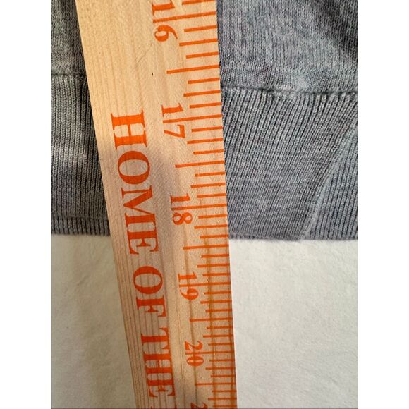 Zadig & Voltaire greyish/purple cropped oversized crewneck bell sleeves, size XS - Picture 6 of 8